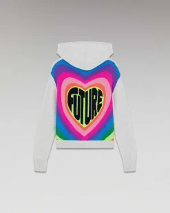 Online FROM FUTURE Pull Hoodie Future Multicolore Dos Leger Gris Chine Clair