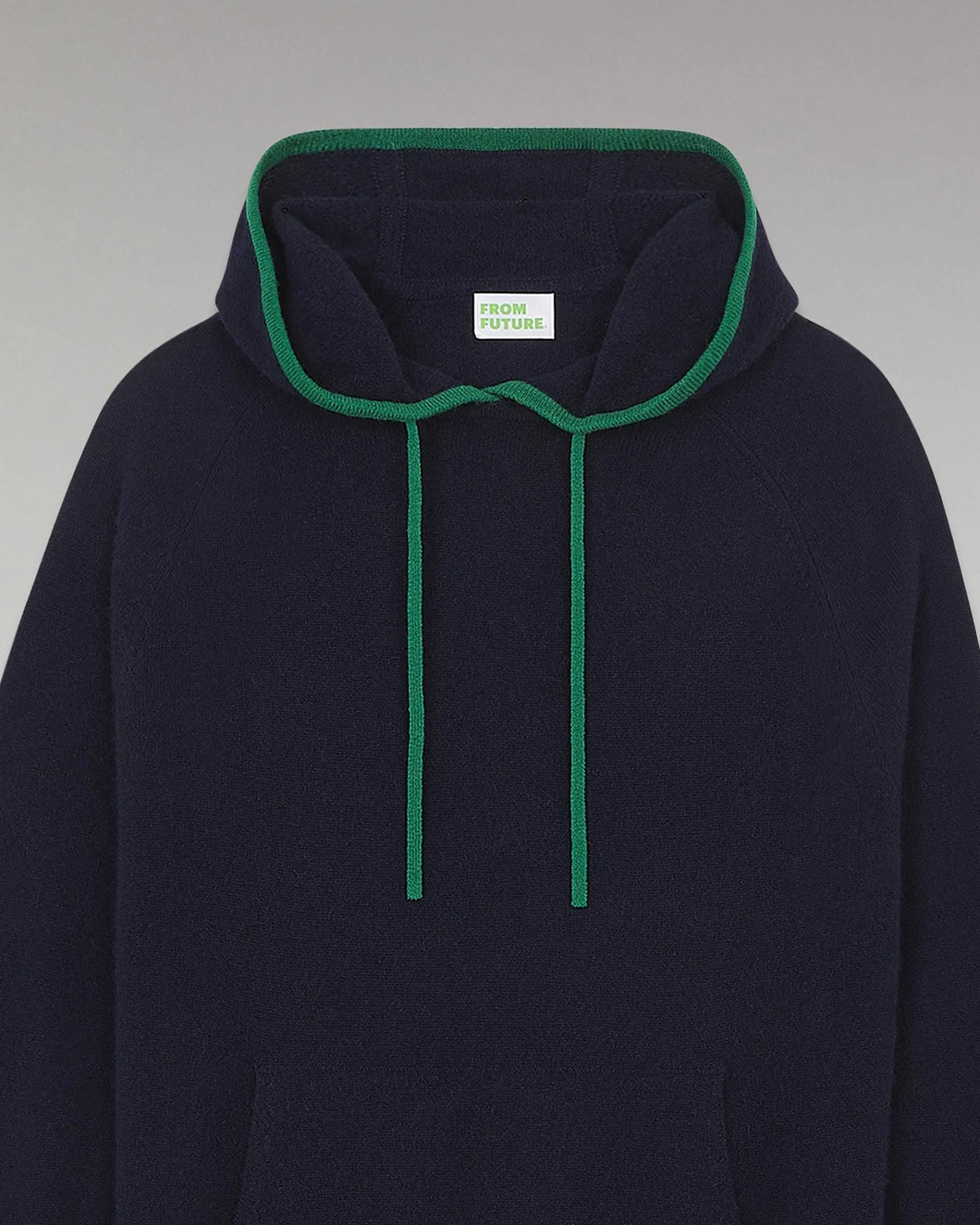 Best FROM FUTURE Pull Hoodie Liserets Contrastes Leger Navy