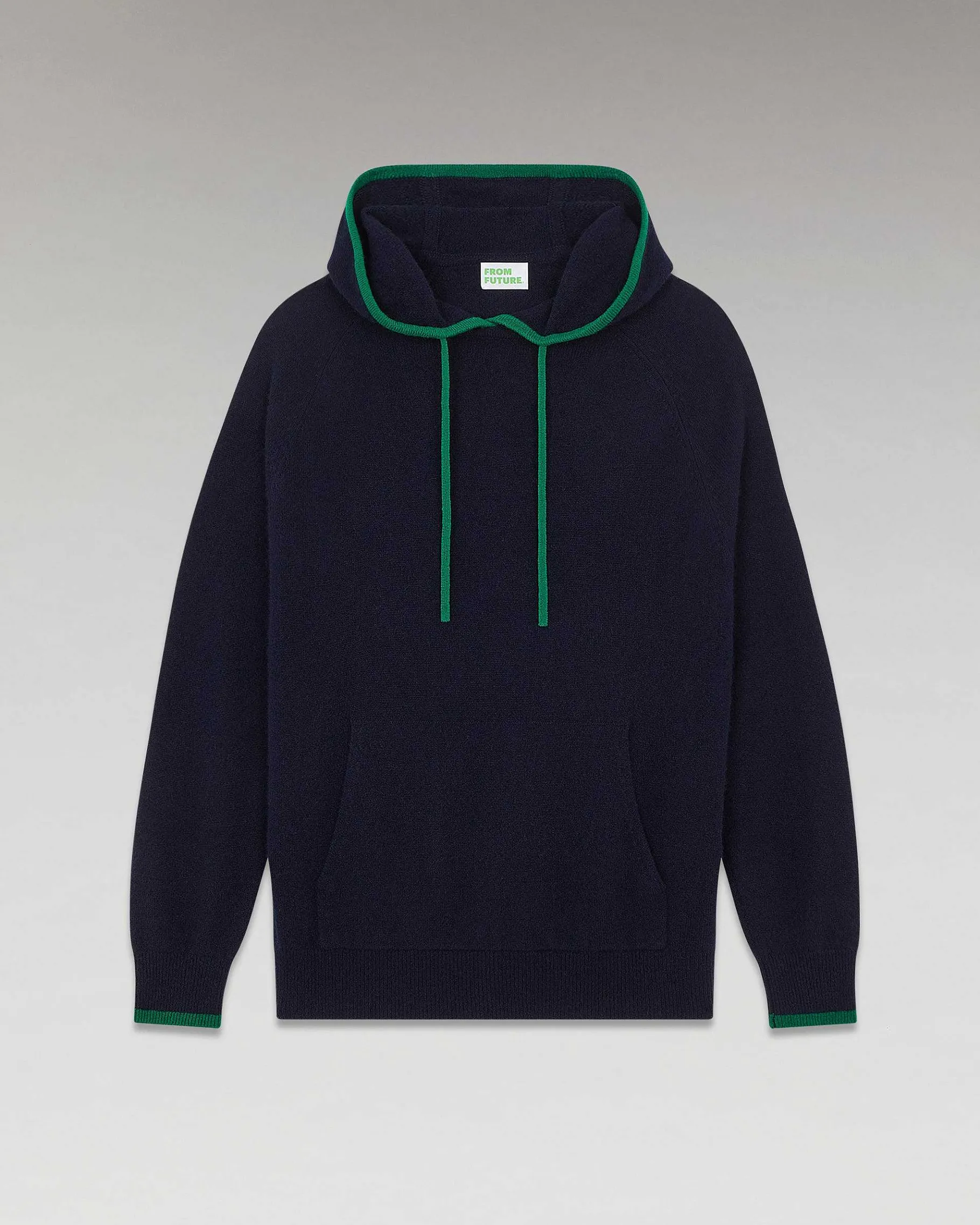 Best FROM FUTURE Pull Hoodie Liserets Contrastes Leger Navy