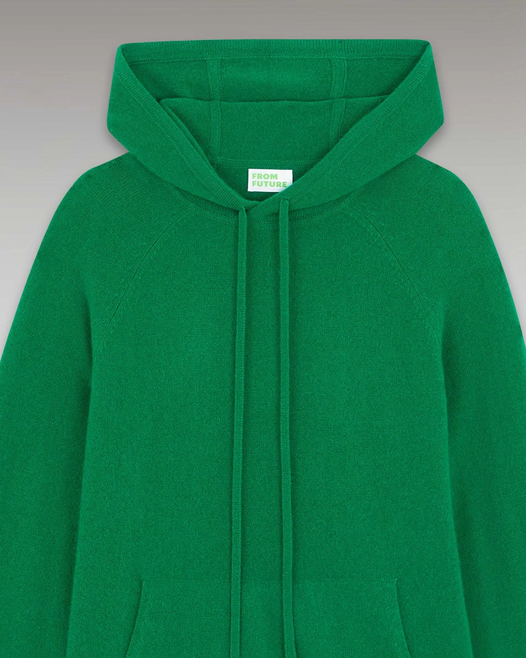 FROM FUTURE Pull Hoodie Oversize Leger Party Green