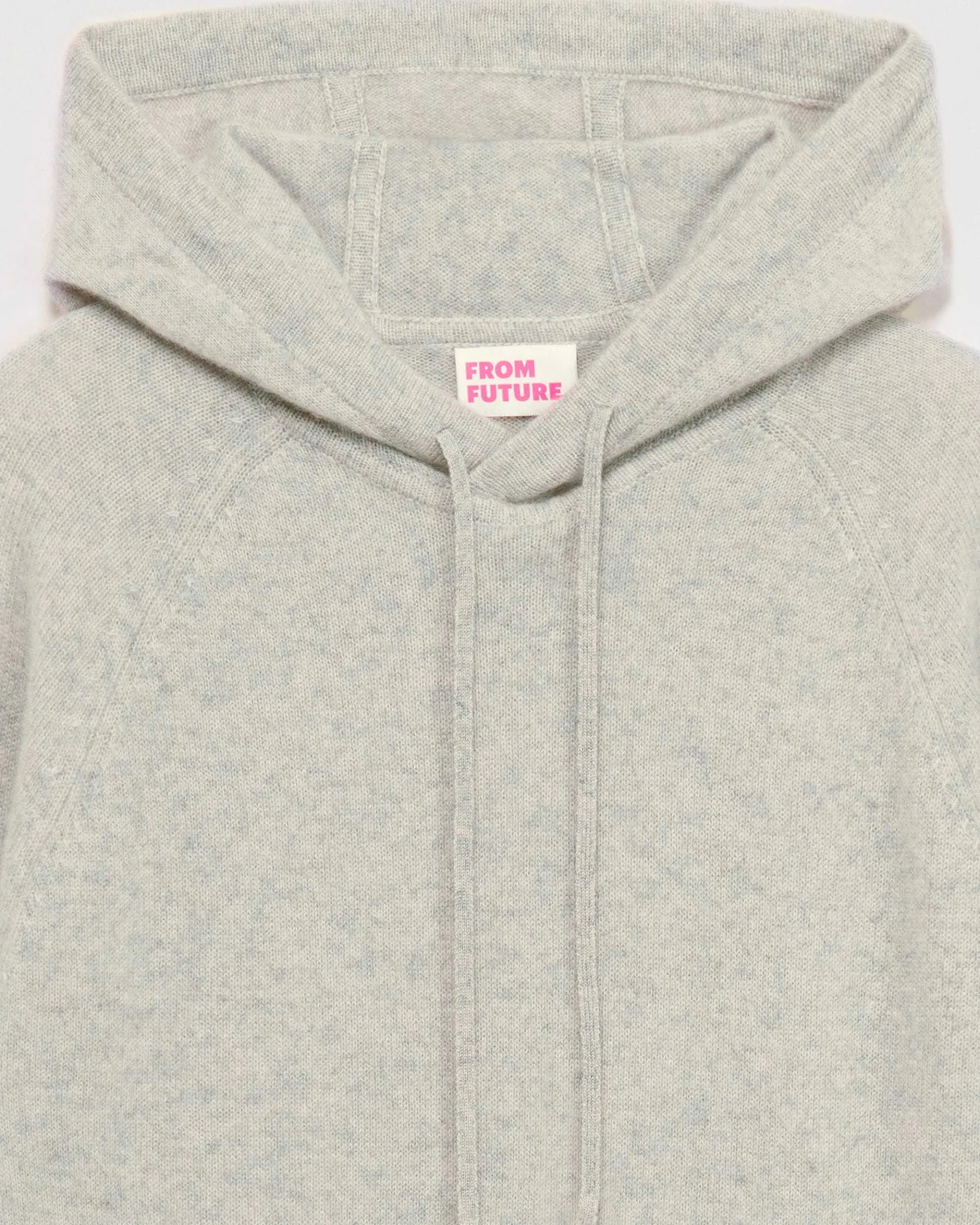 Best FROM FUTURE Pull Hoodie Oversize Leger Gris Chine Clair