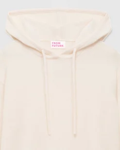 FROM FUTURE Pull Hoodie Oversize Leger Ecru