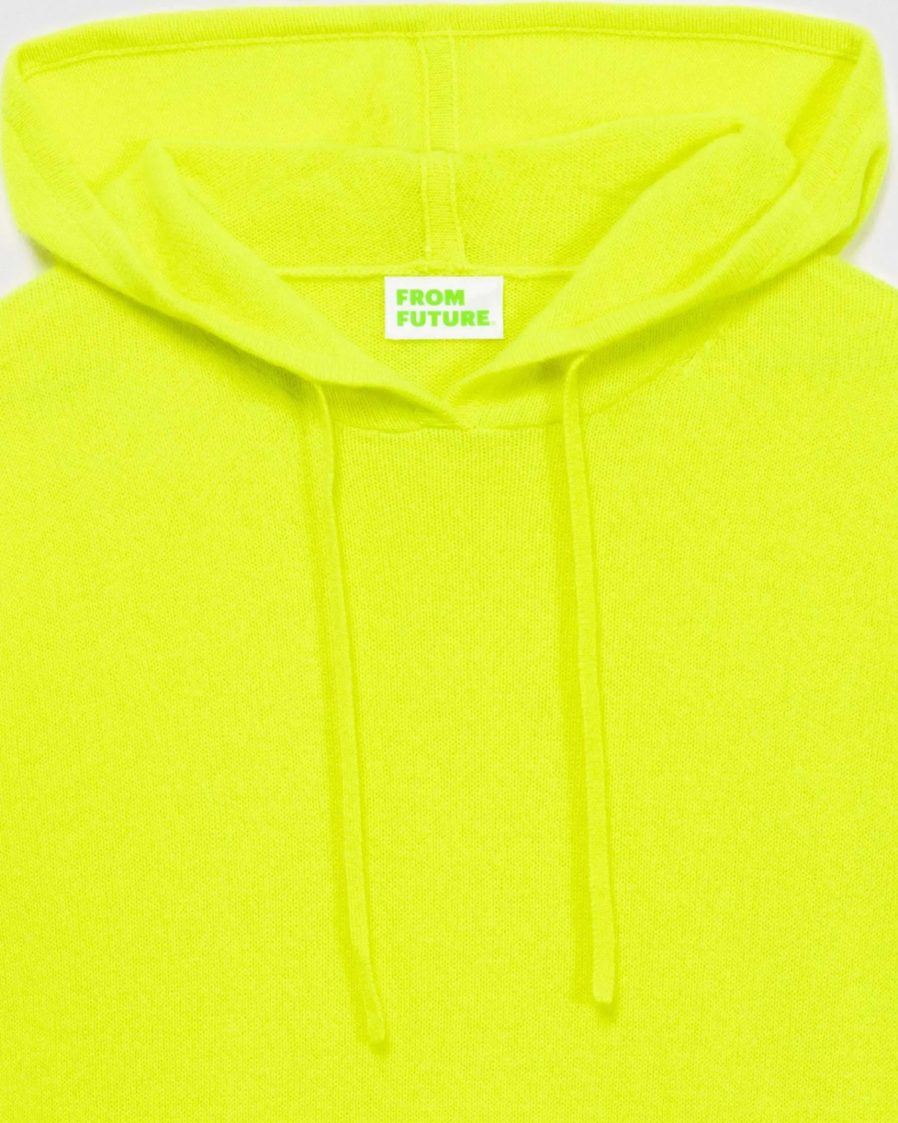 Best FROM FUTURE Pull Hoodie Oversize Leger Jaune Fluo