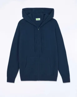Online FROM FUTURE Pull Hoodie Uni Midnight Blue