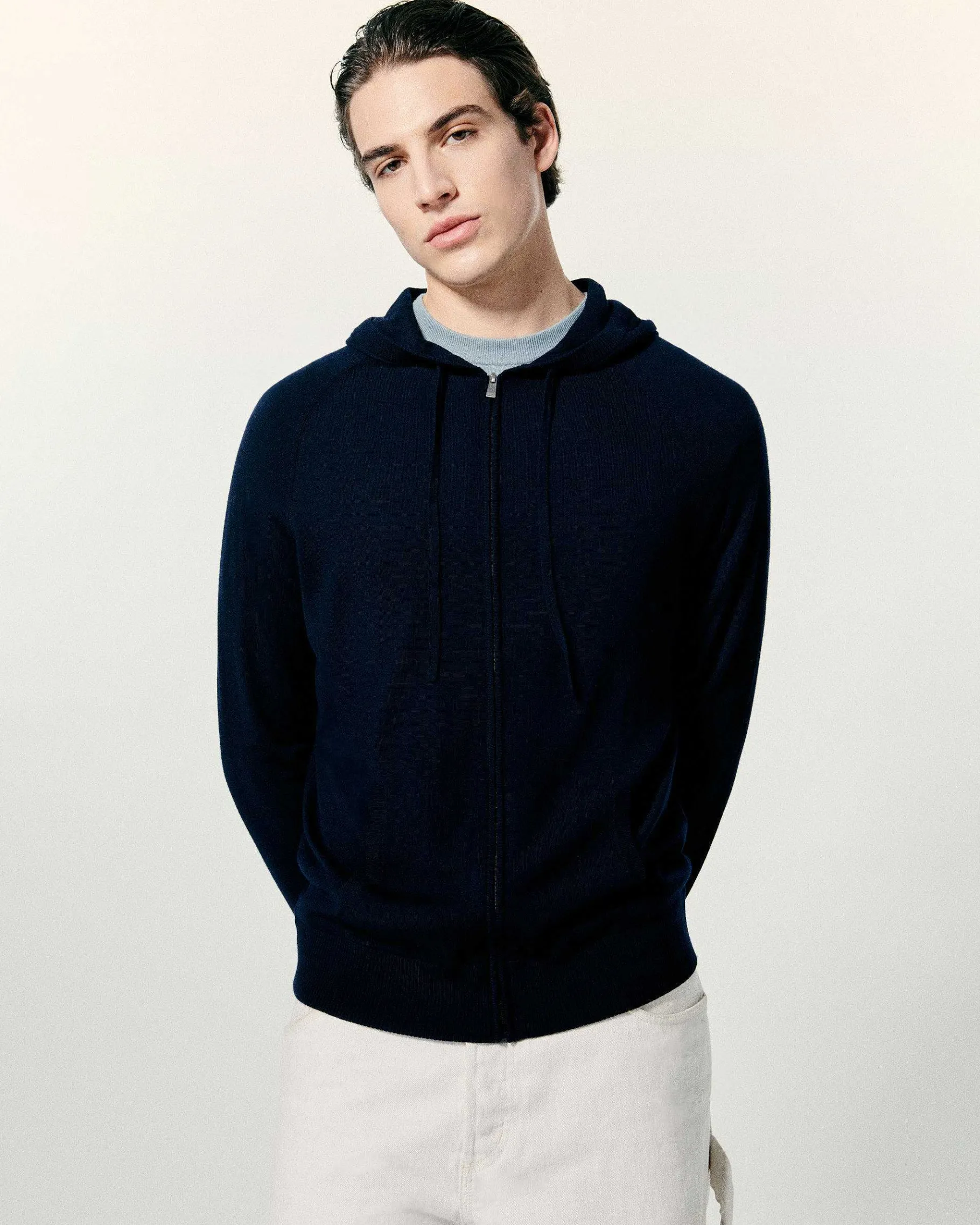 Clearance FROM FUTURE Pull Hoodie Uni Navy