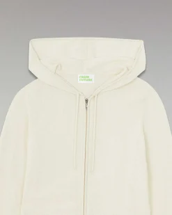 Clearance FROM FUTURE Pull Hoodie Zippe Ecru