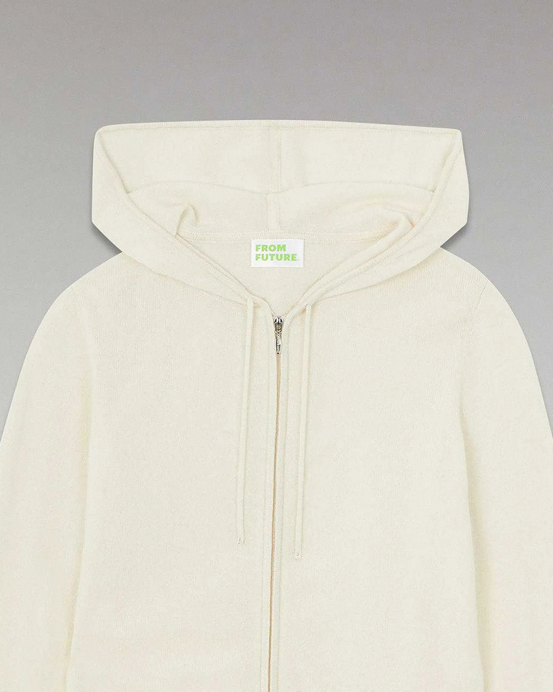 Clearance FROM FUTURE Pull Hoodie Zippe Ecru