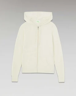 Hot FROM FUTURE Pull Hoodie Zippe Ecru