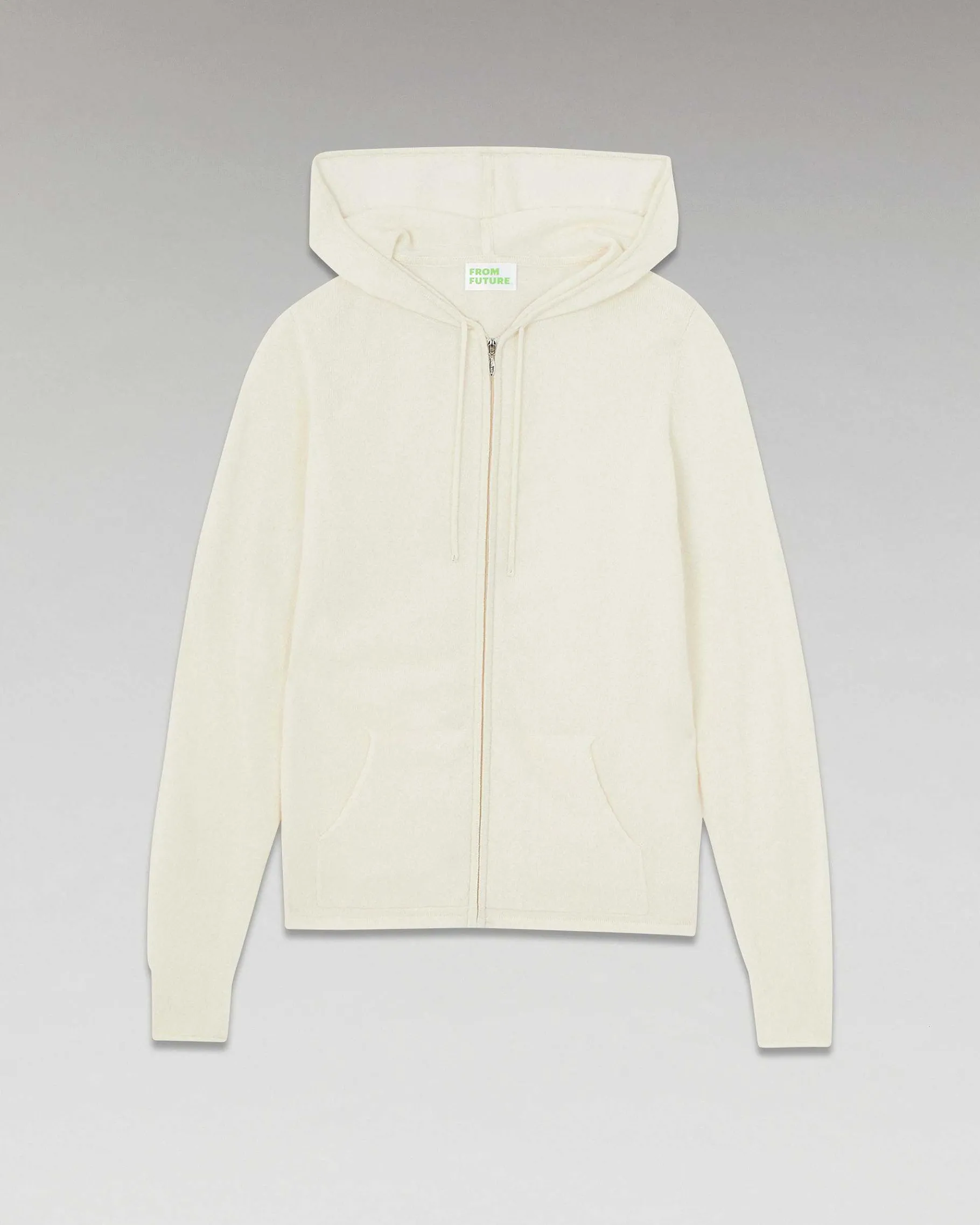 Hot FROM FUTURE Pull Hoodie Zippe Ecru