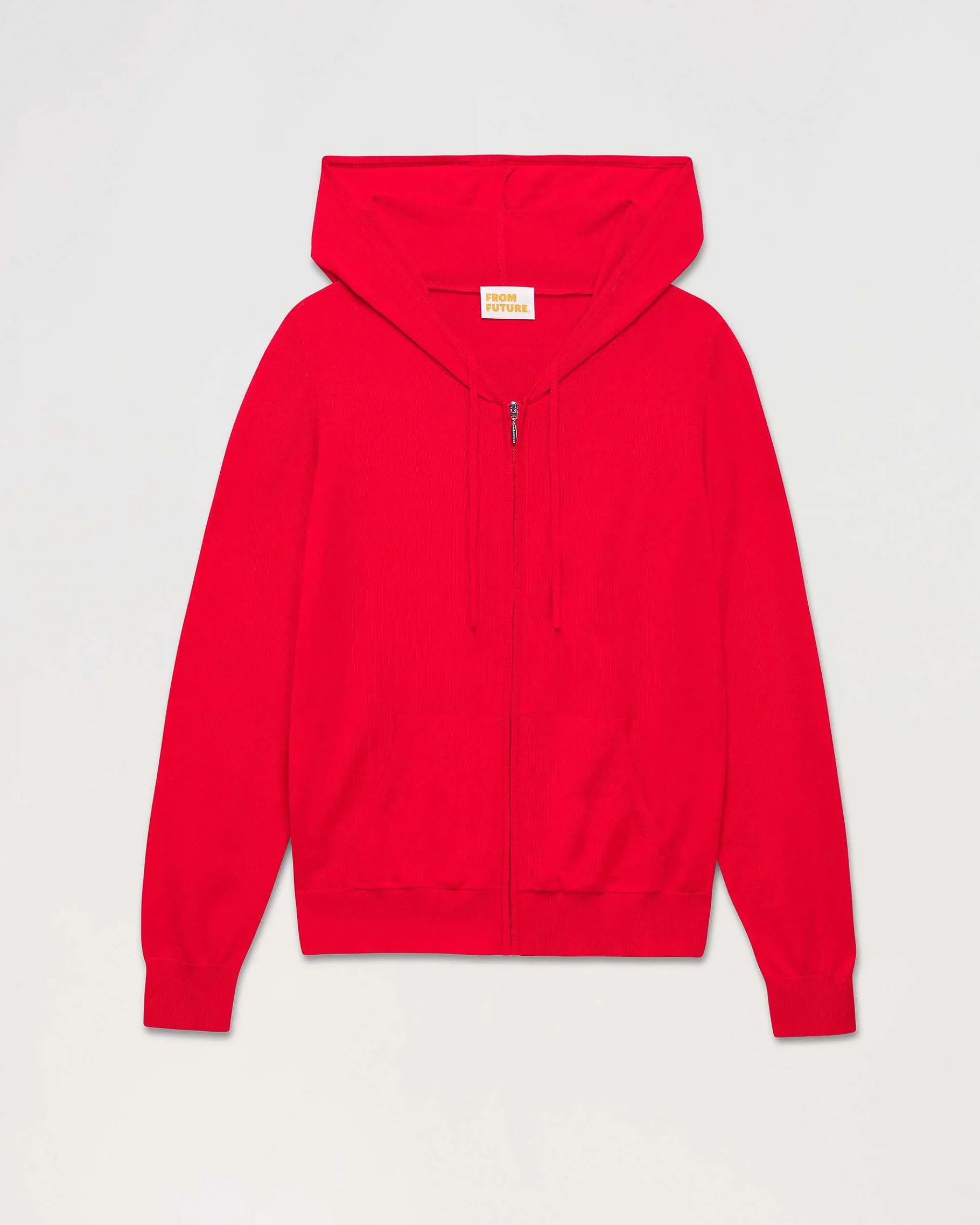 Hot FROM FUTURE Pull Hoodie Zippe Rouge Vif