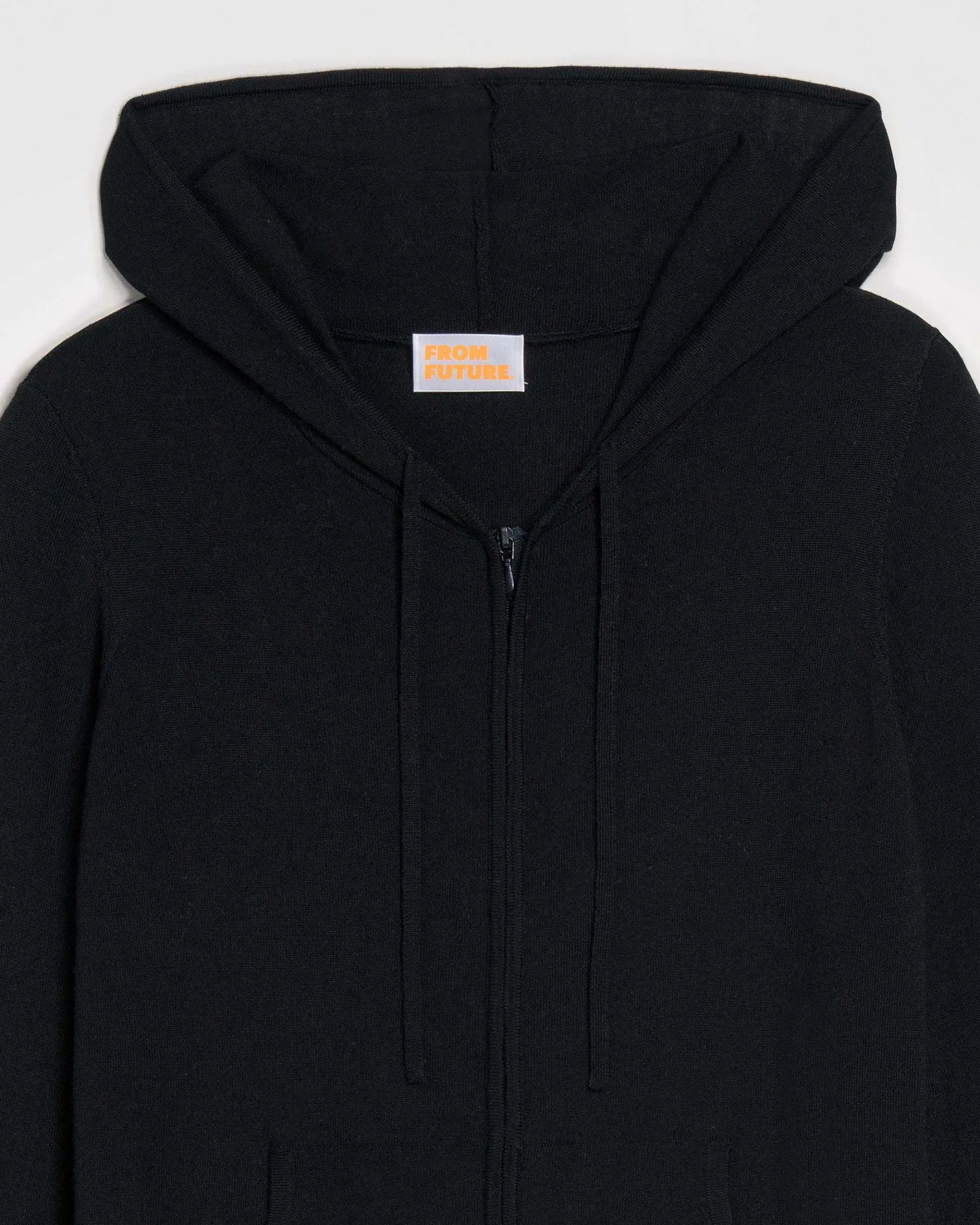 FROM FUTURE Pull Hoodie Zippe Noir