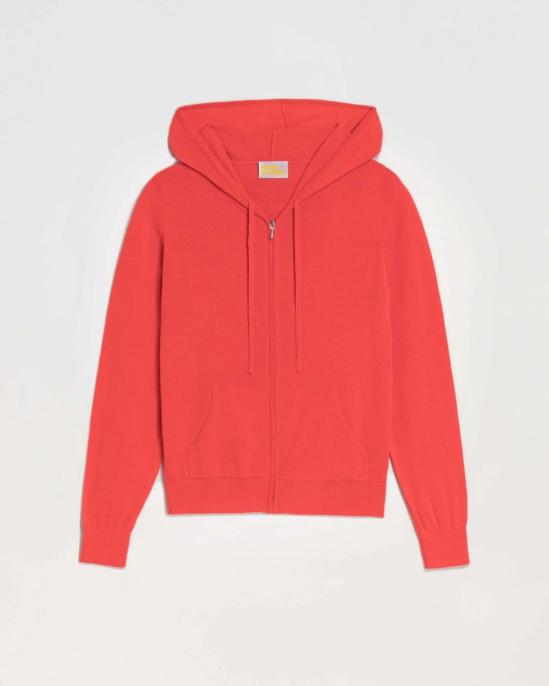 Discount FROM FUTURE Pull Hoodie Zippe Orange Fluo