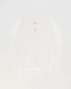 Sale FROM FUTURE Pull Hoodie Zippe Ecru