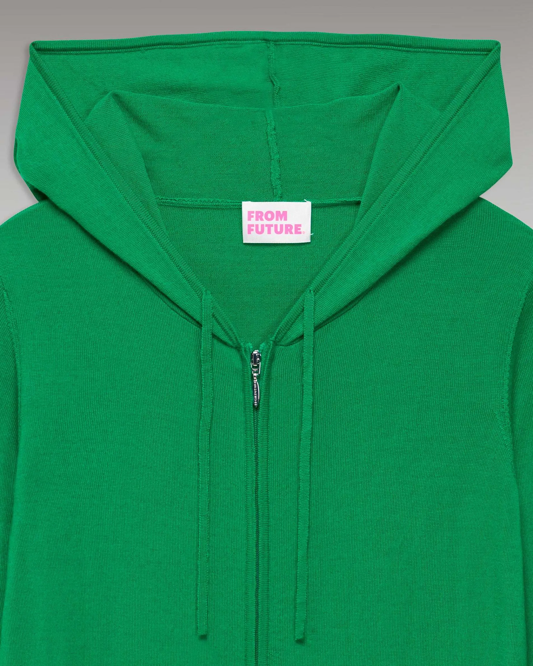 Online FROM FUTURE Pull Hoodie Zippe Summer Green