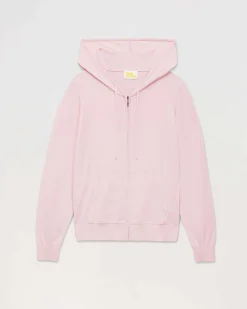 Best FROM FUTURE Pull Hoodie Zippe Rose Poudre