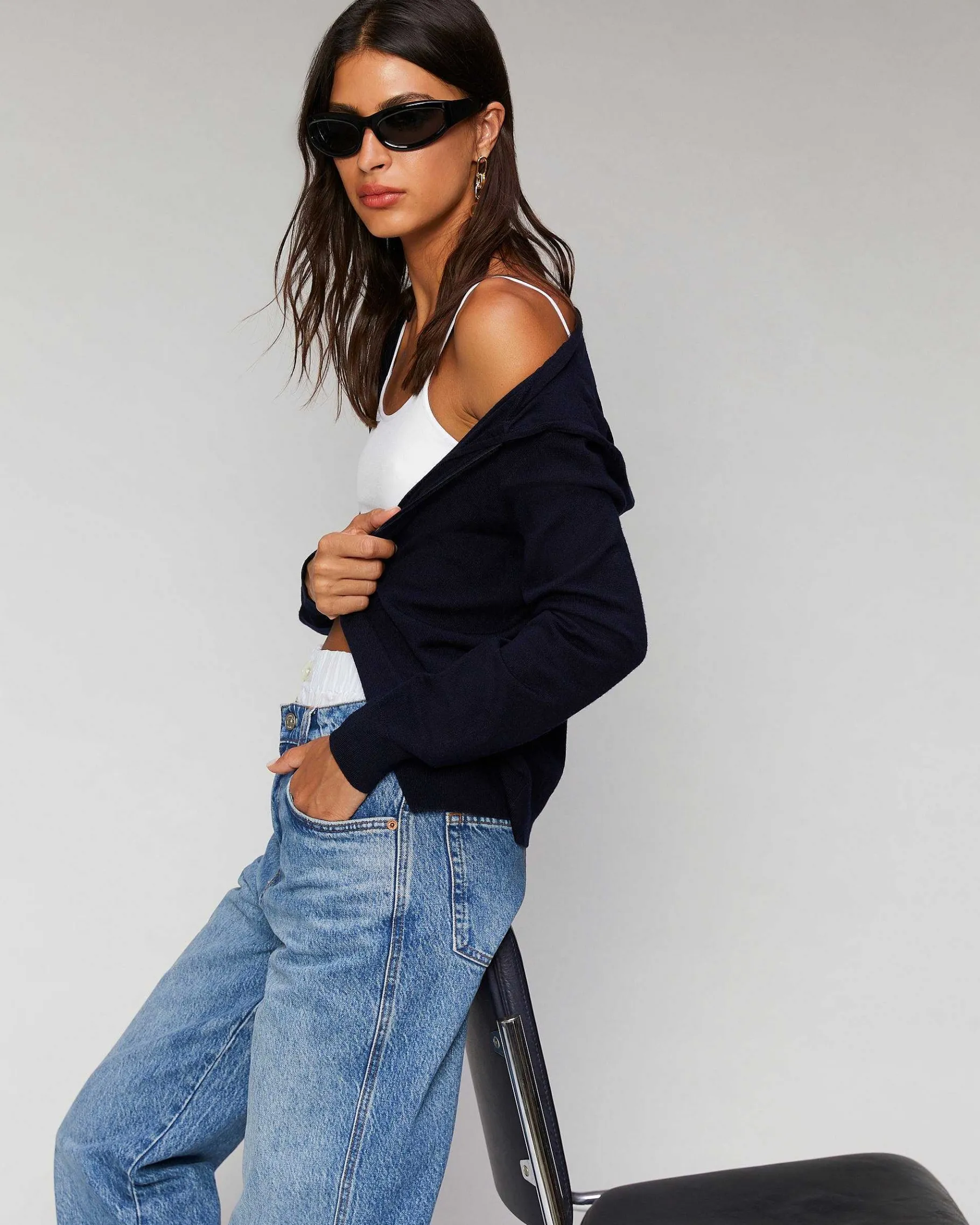 Best FROM FUTURE Pull Hoodie Zippe Rose Poudre