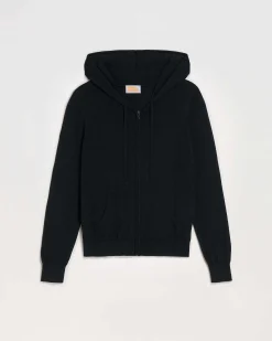 Online FROM FUTURE Pull Hoodie Zippe Noir
