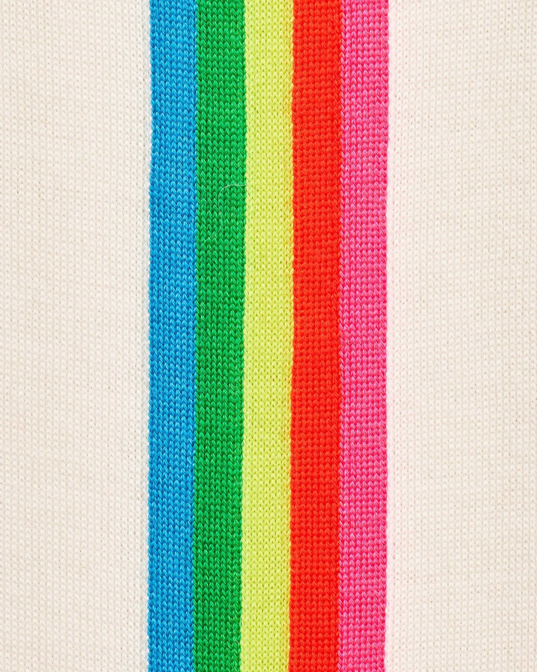 Clearance FROM FUTURE Pull Hoodie Zippe Bande Multicolore Ecru