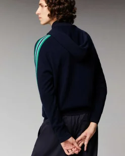 New FROM FUTURE Pull Hoodie Zippe Bandes