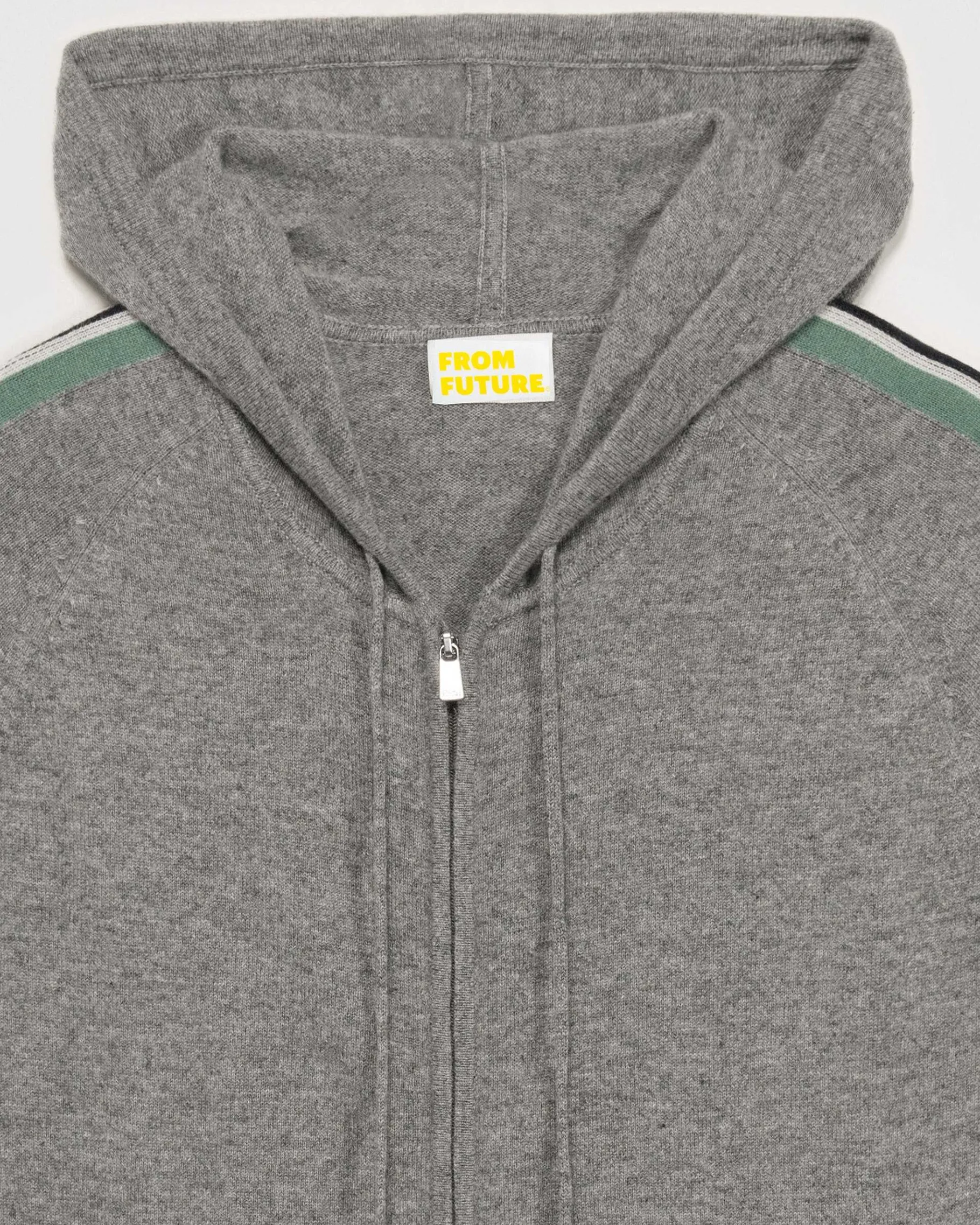 Sale FROM FUTURE Pull Hoodie Zippe Bandes