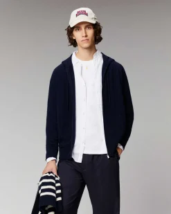 FROM FUTURE Pull Hoodie Zippe Basique Electric Blue