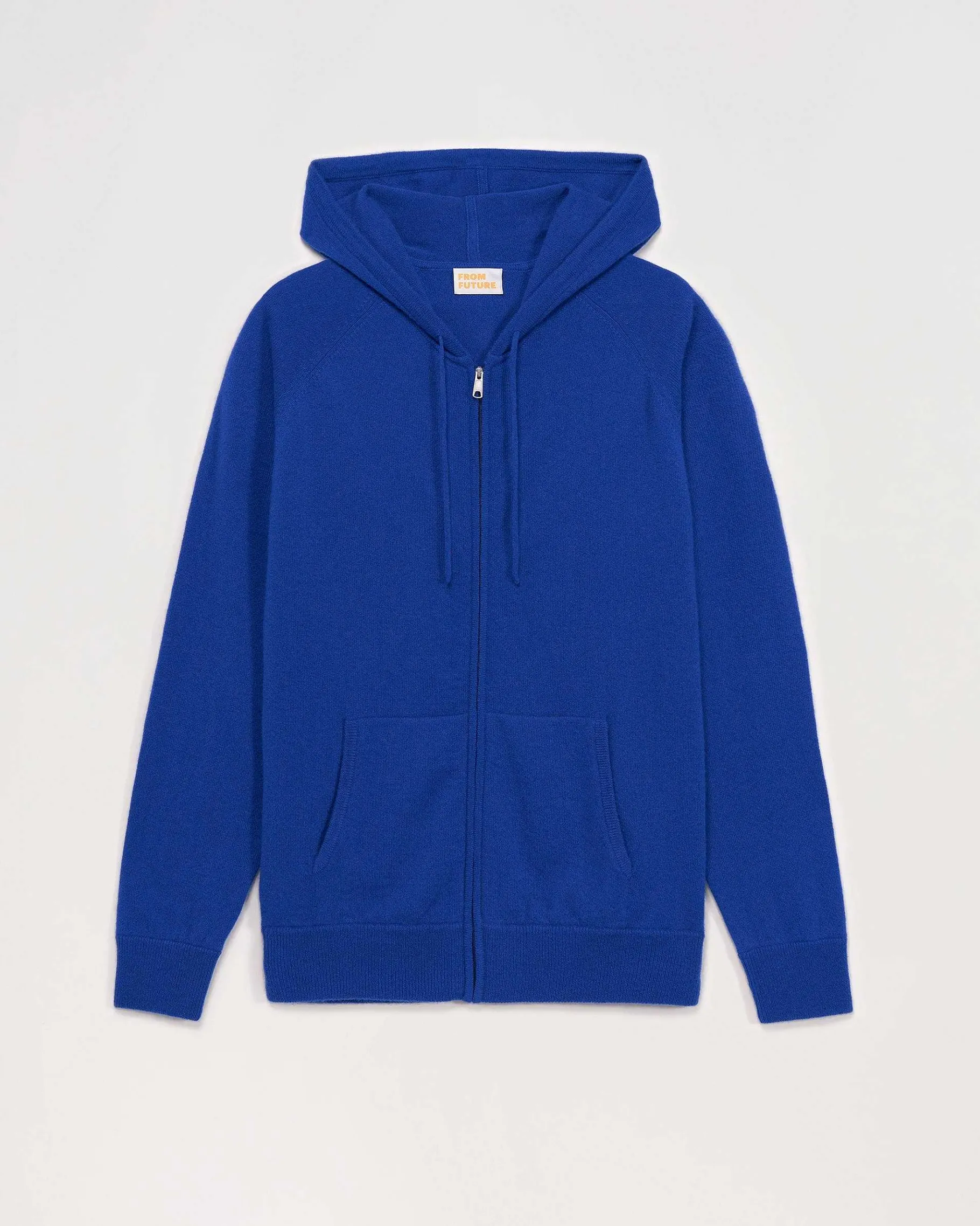 FROM FUTURE Pull Hoodie Zippe Basique Electric Blue