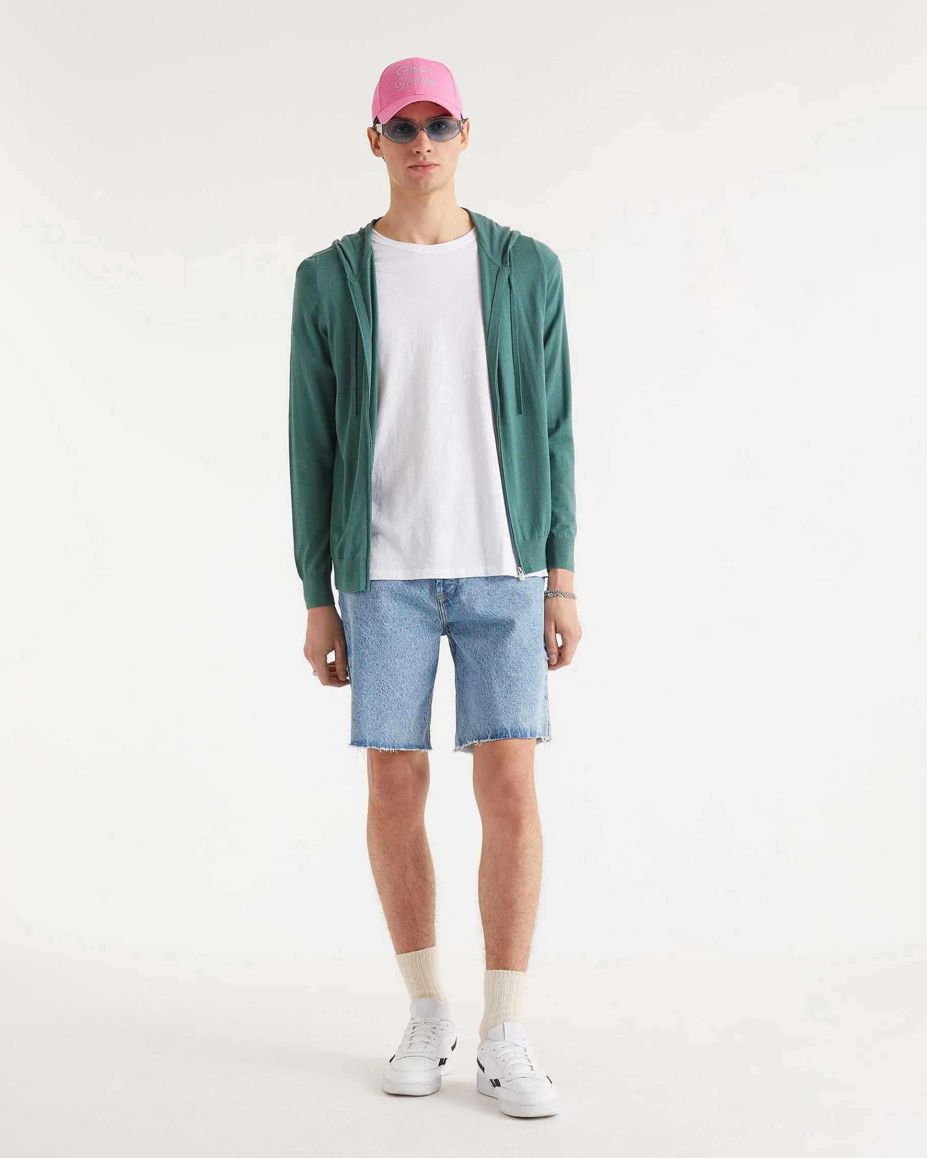 FROM FUTURE Pull Hoodie Zippe Uni Holiday Green