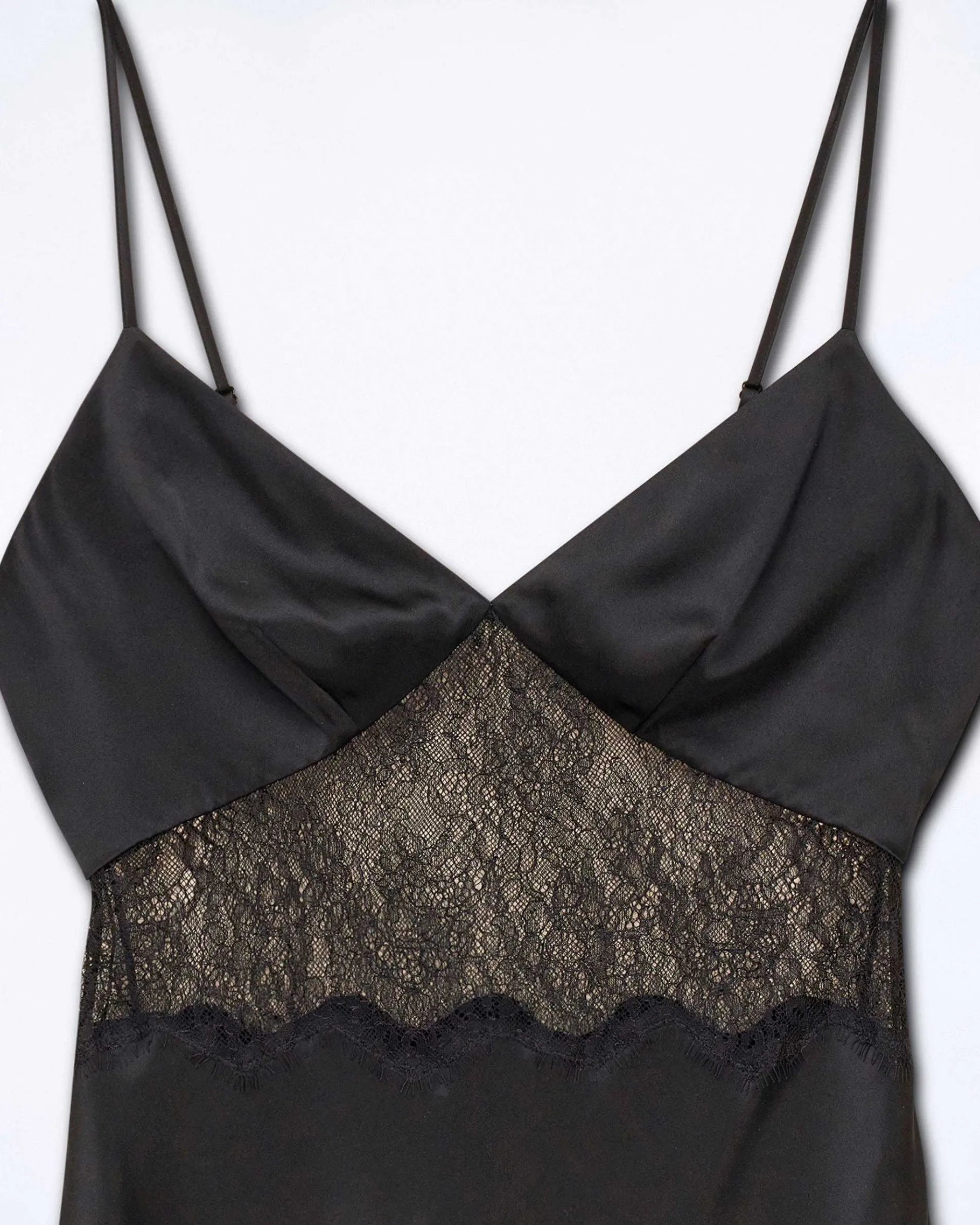 Hot FROM FUTURE Robe Courte Bretelle Ava Noir