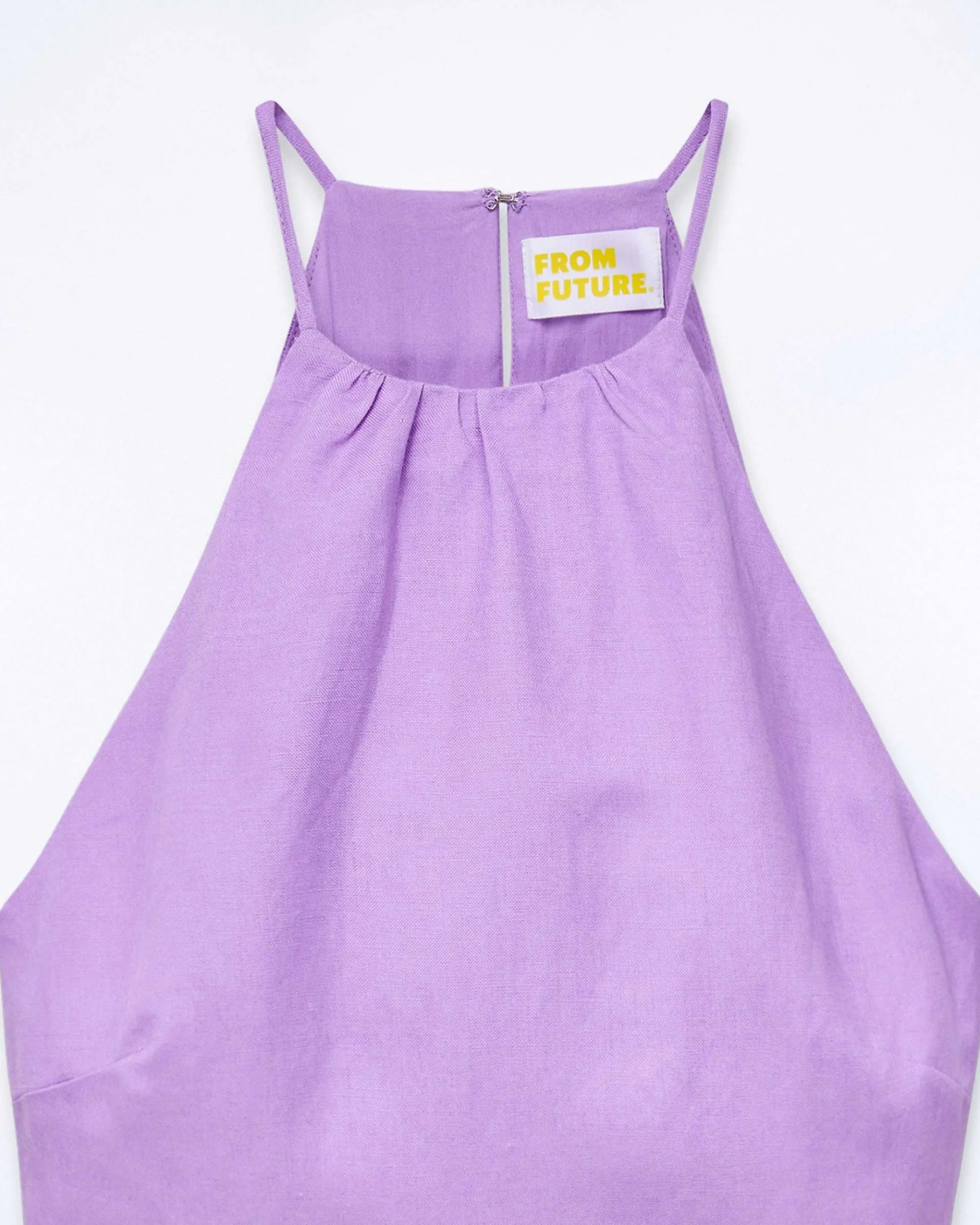 Clearance FROM FUTURE Robe Courte Bretelle Betty Lilas
