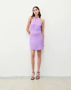 Clearance FROM FUTURE Robe Courte Bretelle Betty Lilas