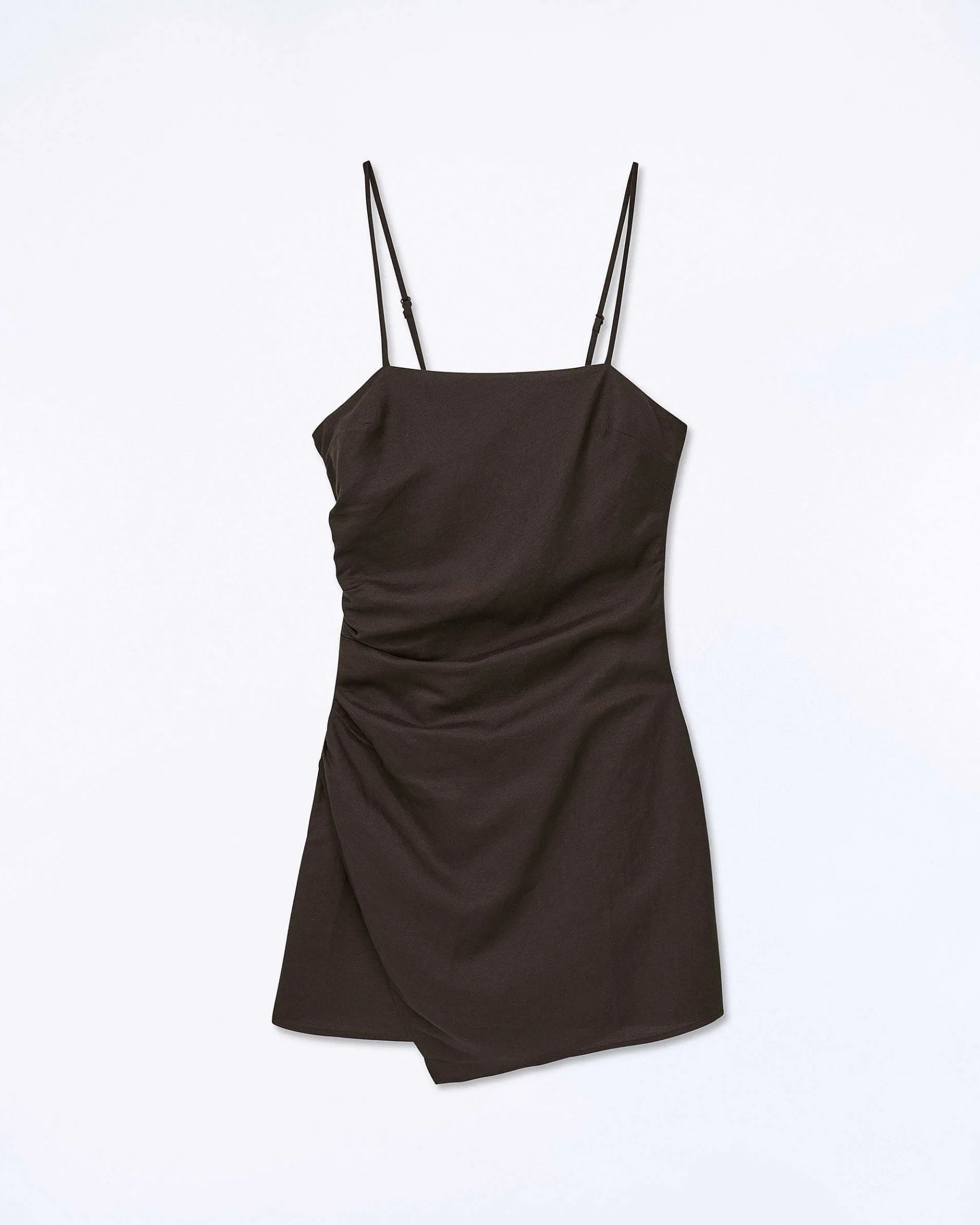 Discount FROM FUTURE Robe Courte Bretelle Rivka Chocolat
