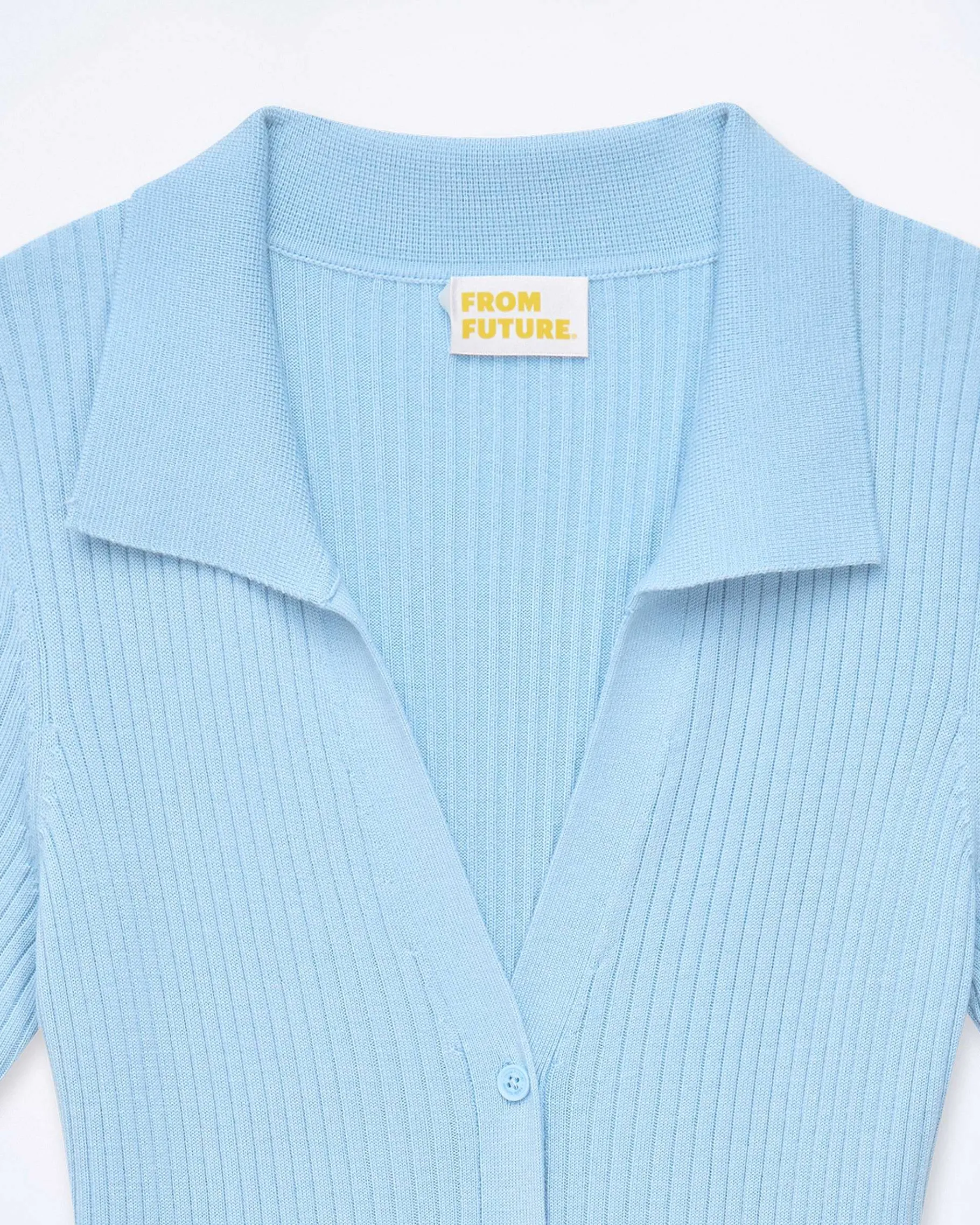 Clearance FROM FUTURE Robe Courte Manche Courte Baby Blue