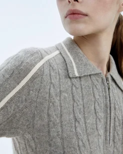 Online FROM FUTURE Robe Courte Torsades Future Gris Chine Fonce