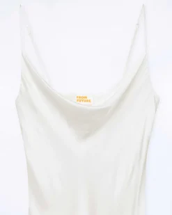Discount FROM FUTURE Robe Longue Bretelle Amalia Ecru
