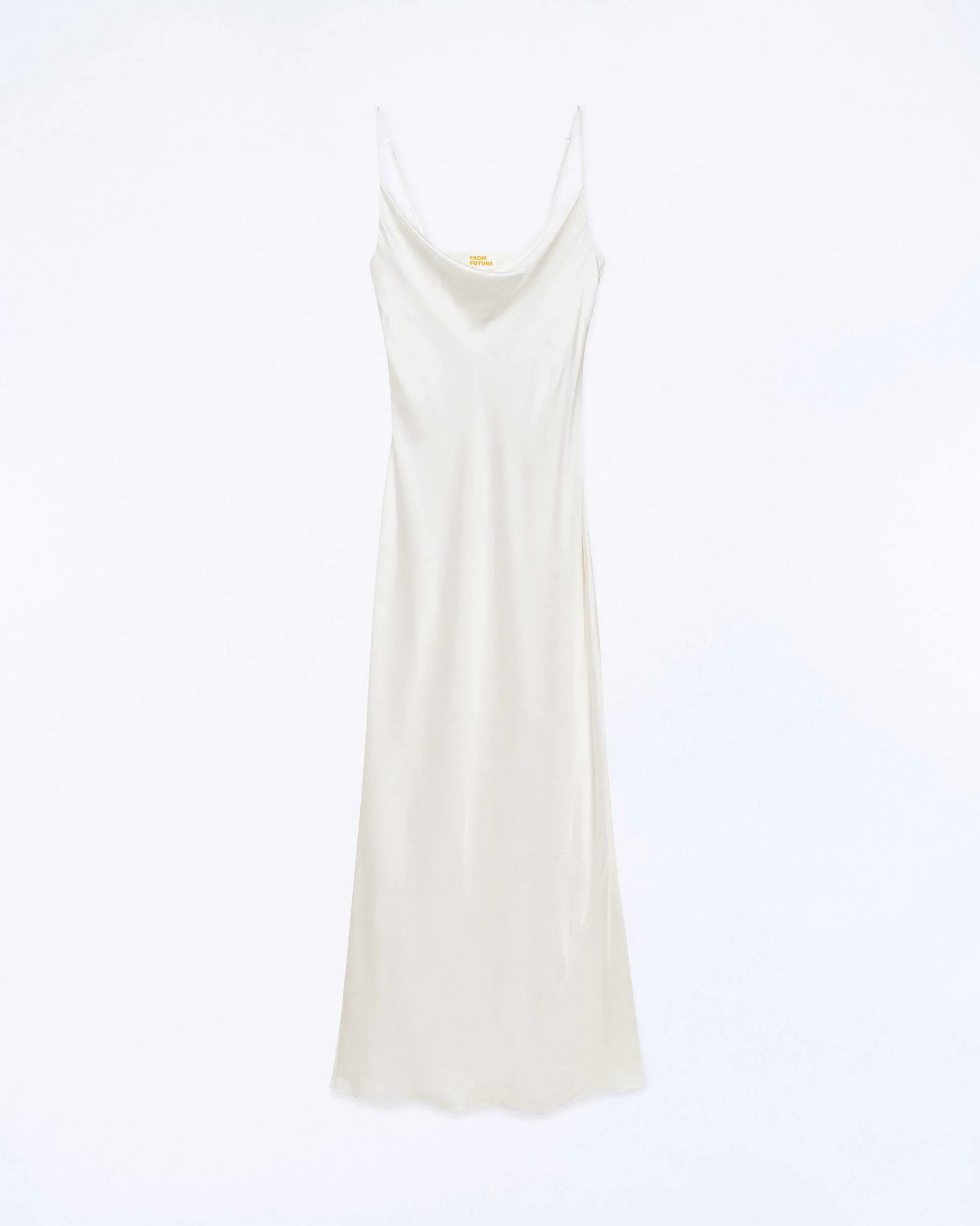 Discount FROM FUTURE Robe Longue Bretelle Amalia Ecru