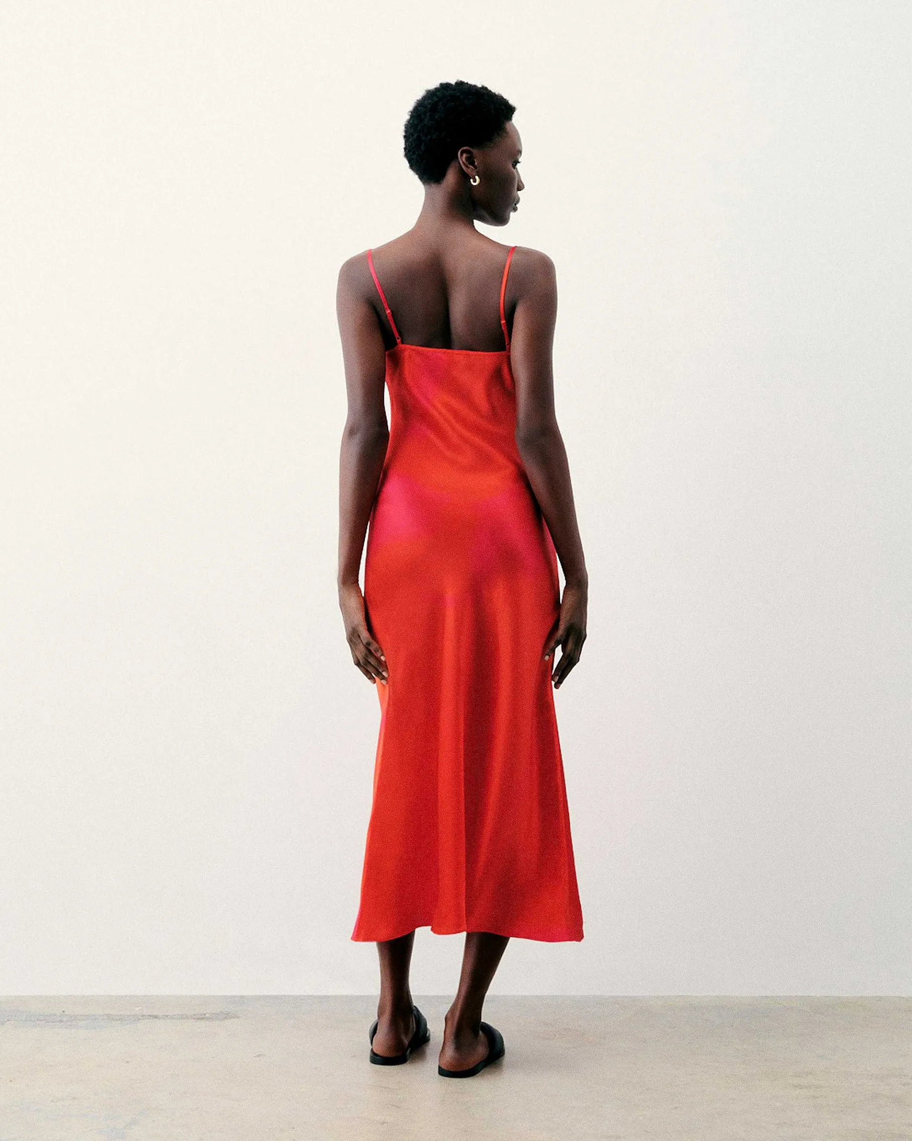 Discount FROM FUTURE Robe Longue Bretelle Gisele Utopic Pink