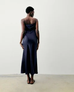 Online FROM FUTURE Robe Longue Bretelle Giula Animal Naturel