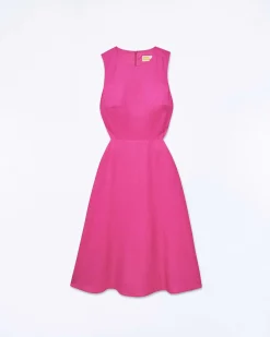 Online FROM FUTURE Robe Longue Bretelle Myra Disco Pink