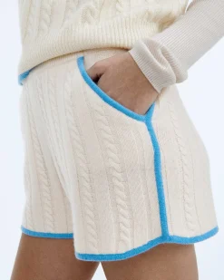 Online FROM FUTURE Short Court Torsades Ecru