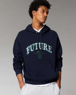 Online FROM FUTURE Sweatshirt Hoodie College Navy