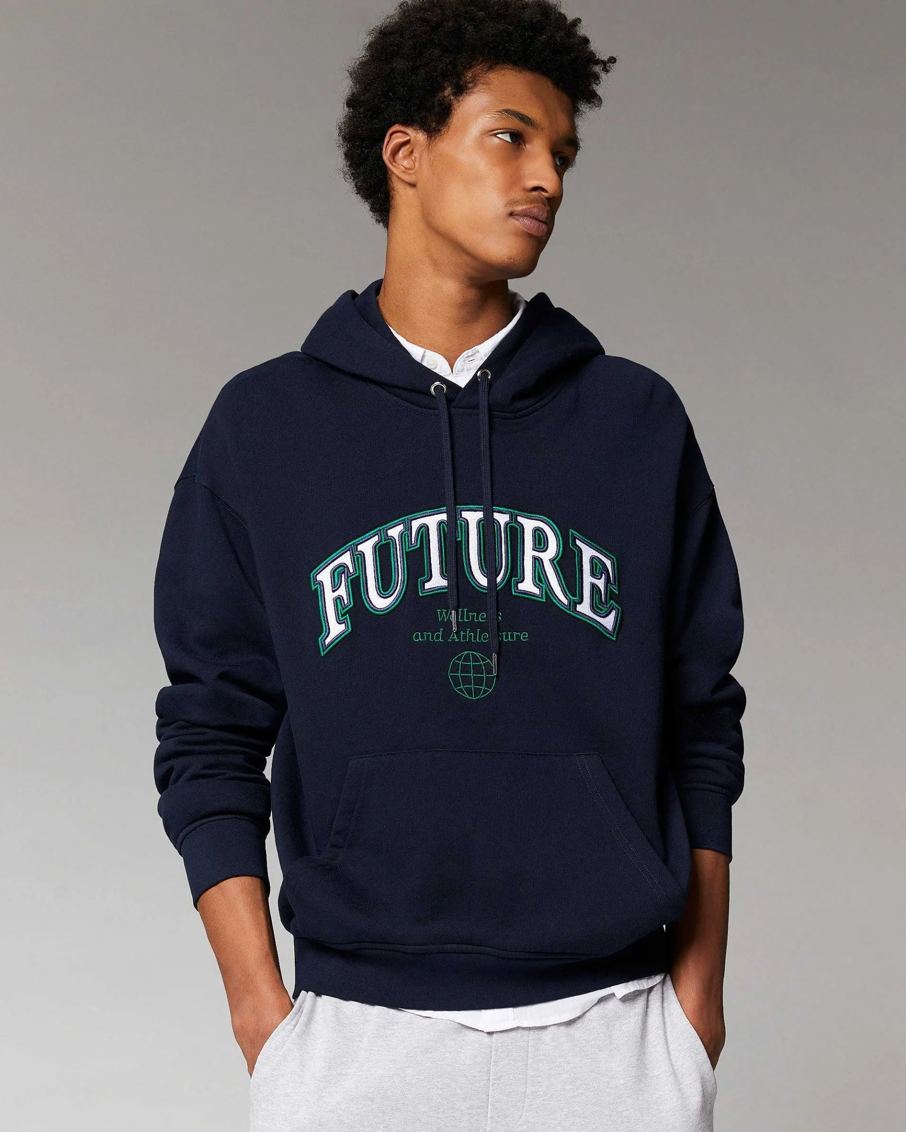 Online FROM FUTURE Sweatshirt Hoodie College Navy