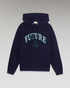 Online FROM FUTURE Sweatshirt Hoodie College Navy
