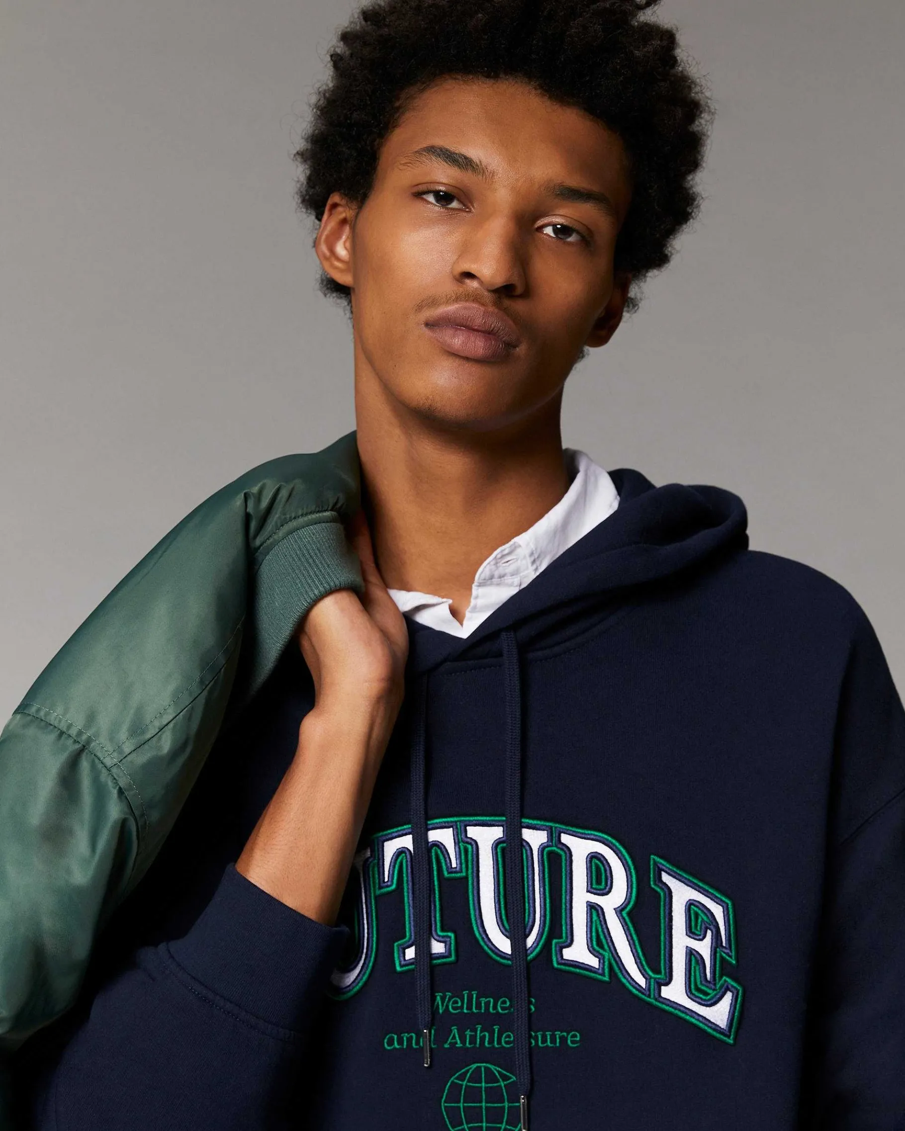 Online FROM FUTURE Sweatshirt Hoodie College Navy