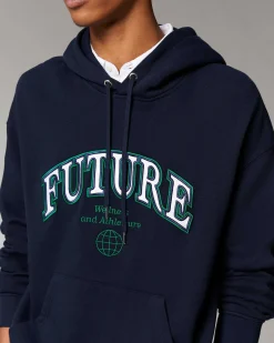 Online FROM FUTURE Sweatshirt Hoodie College Navy
