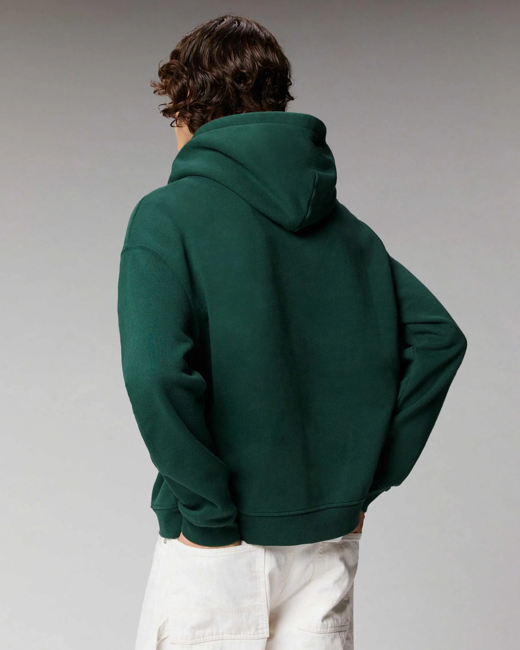 FROM FUTURE Sweatshirt Hoodie Future Is Calling Bottle Green