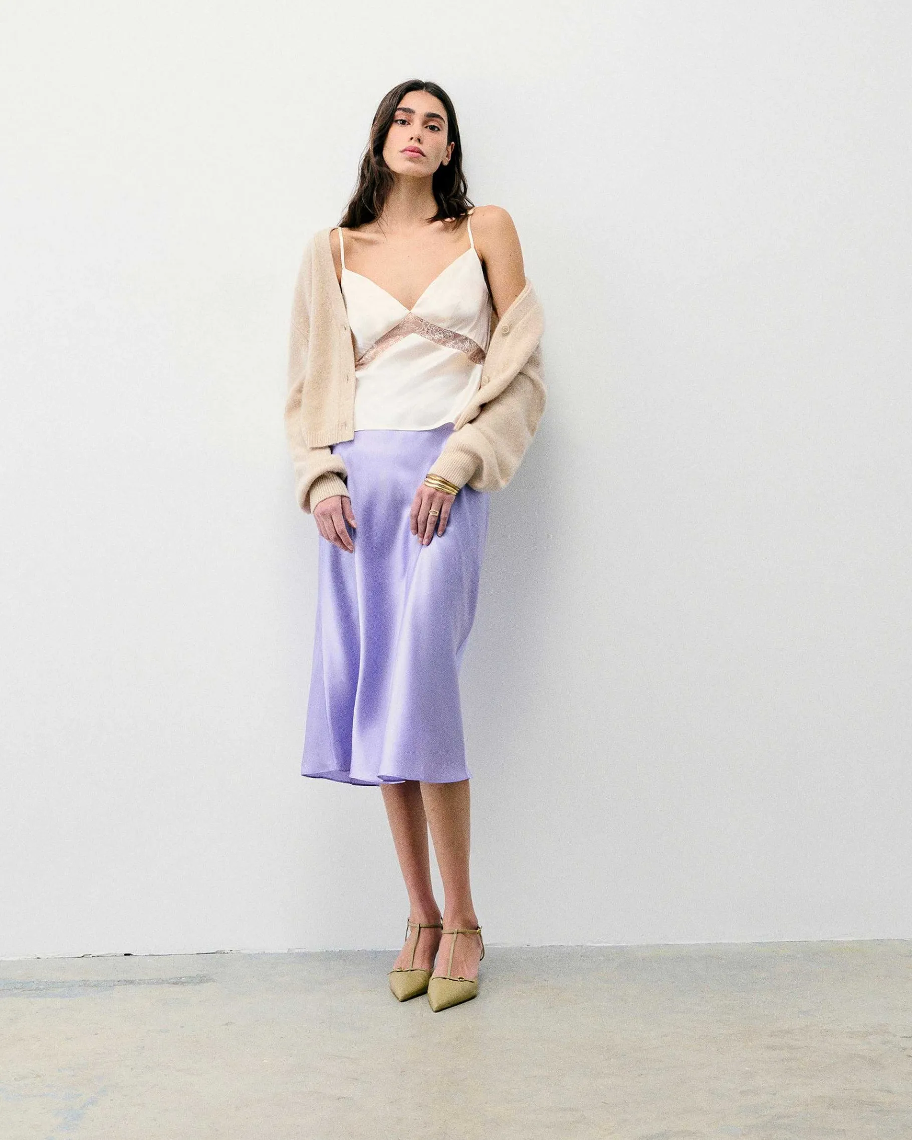 Clearance FROM FUTURE Top Bretelle Dallia Champagne