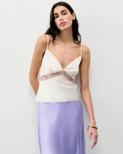 Clearance FROM FUTURE Top Bretelle Dallia Champagne