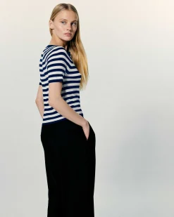 Hot FROM FUTURE Top Manches Courtes Navy