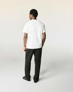 Outlet FROM FUTURE T-Shirt Coeur Col Rond Manches Courtes Blanc
