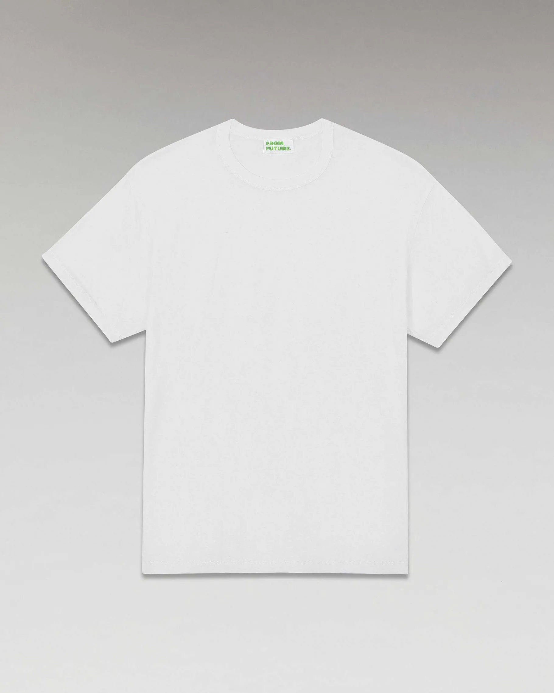 Online FROM FUTURE T-Shirt Col Rond Basique Blanc